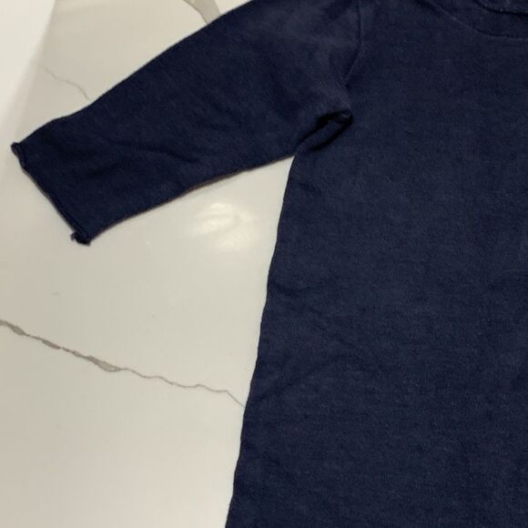 OLD NAVY | Boys Navy Blue Warm Romper Jumper Embroidered Dog - Picture 6 of 7